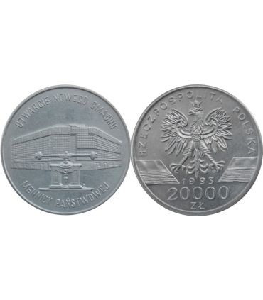 20.000 zł, Otwarcie nowego gmachu Mennicy Państwowej