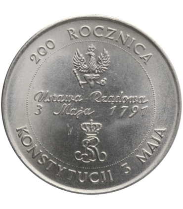 10000 zł, 200 Rocznica Konstytucji 3 Maja 1991