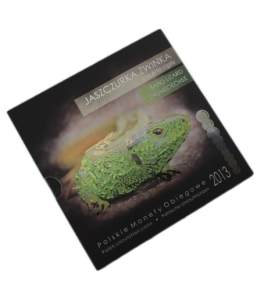 Zestaw polskich monet obiegowych 2013