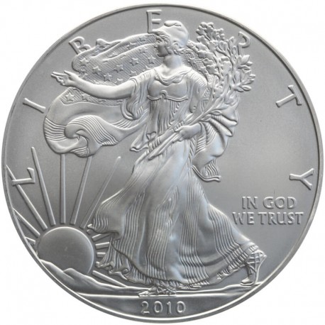 1 Dollar Liberty Orzeł 2010, 1 uncja srebro Ag 999 stan 1
