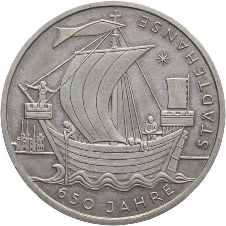 Niemcy 10 euro, 2006, 650. rocznica powstania Ligi Hanzeatyckiej