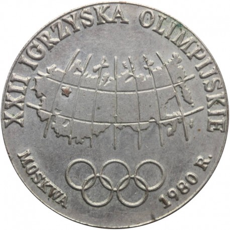 Medal pamiątkowy, XXII Igrzyska Olimpijskie Moskwa 1980