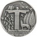 Medal 800 lecie urodzin św. Franciszka z Asyżu, 1982, srebro Ag925