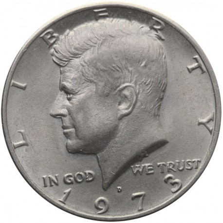 1/2 half dollar Kennedy 1973