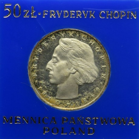 50 zł, Fryderyk Chopin, 1974, rzadka