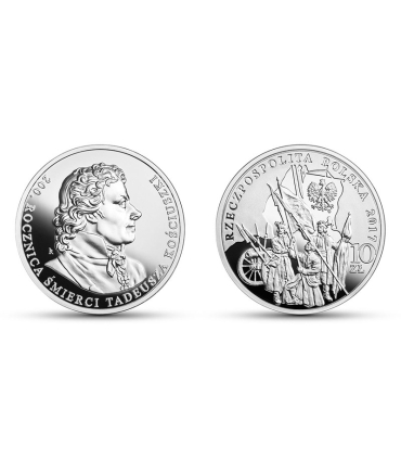 10 zł, 200. rocznica śmierci Tadeusza Kościuszki