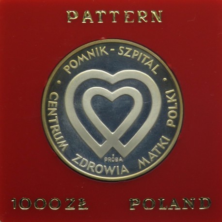 1000 złotych, Szpital Centrum Zdrowia Matki Polki, próba, 1986