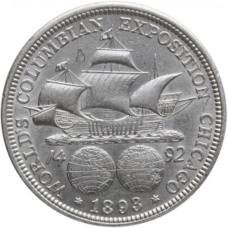 USA ½ dolara, half dollar, 1893, Światowa Wystawa Kolumbijska