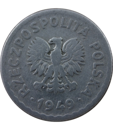 1 złoty 1949, stan 4