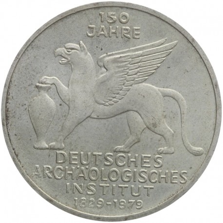 Niemcy 5 marek, 1979 150 lat Niemieckiego Instytutu Archeologicznego, srebro
