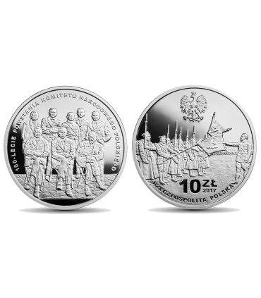 10 zł 100-lecie powstania Komitetu Narodowego Polskiego
