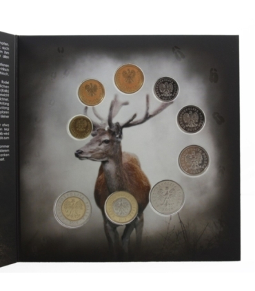 Zestaw polskich monet obiegowych 2016