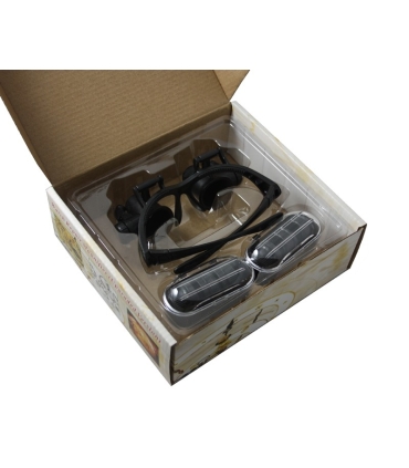 Profesjonalna lupa jubilerska 2xLED z 4 wymiennym soczewkami 10x 15x 20x 25x