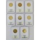 Zestaw 8 monet 2 zł GN rocznik 2005, grading GCN MS65-MS66, mennicze