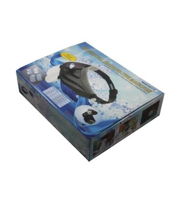 Lupa nagłowna z podświetleniem LED, powiększenie od 1x do x6