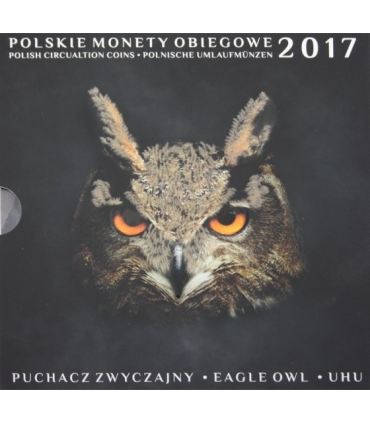 Zestaw polskich monet obiegowych 2017
