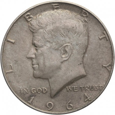 USA 1/2 dolara half dollar Kennedy 1964, stan 3+