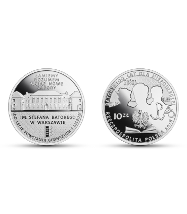 10 zł 100-lecie powstania Gimnazjum i Liceum im.Stefana Batorego