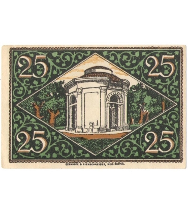25 Pf banknot zastępczy Heinsberg