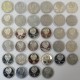 Zestaw 34 monet okolicznościowych ZSRR / Rosja