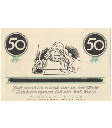 50 Pf banknot zastępczy Stolzenau 1921