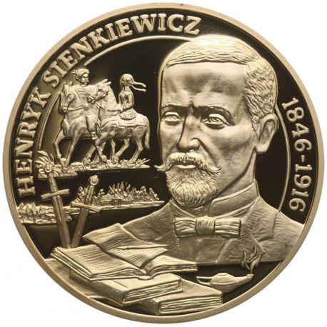 Medal, Wielcy Polacy, Henryk Sienkiewicz 1846 - 1916