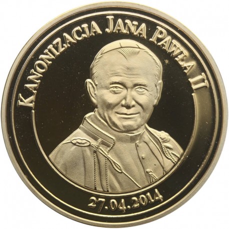 Medal, Jan Paweł 2, Kanonizacja 2014