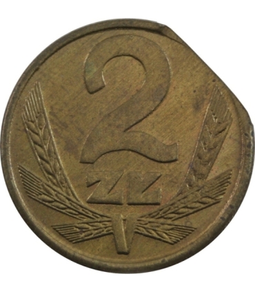 PRL 2 złote 1980 DESTRUKT st.1-