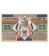 3 szt. x 25 Pf banknot zastępczy Gutschein Der Gemeinden Quern 1921