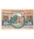 3 szt. x 25 Pf banknot zastępczy Gutschein Der Gemeinden Quern 1921