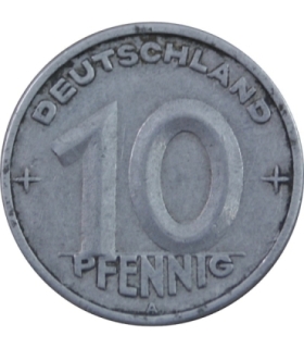 10 Pfennig 1950, stan 3