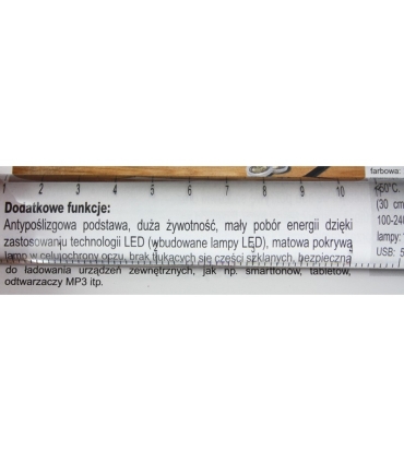 Linijka powiększająca z wbudowaną lupą