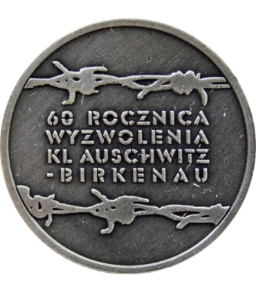 Medal 60 rocznica wyzwolenia Obozu Auschwitz-Birkenau