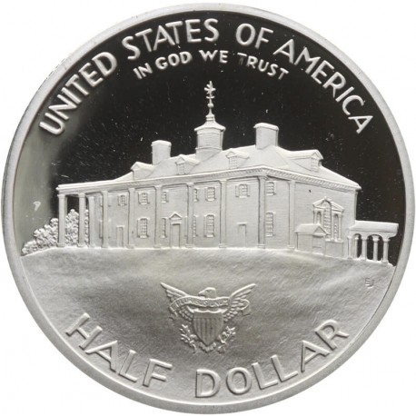 USA - 1/2 dolara - Washington - 1982 - srebro, stan 1/1-