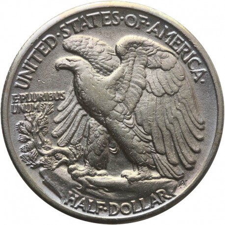 USA ½ dolara, 1941 Pół dolara - idąca Wolność