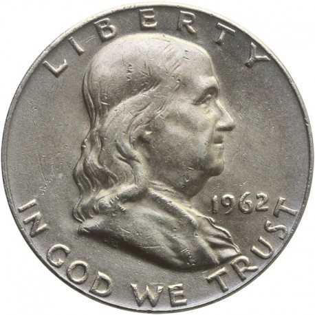 Half dollar, 1/2 Dolara 1962 - FRANKLIN