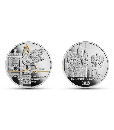 10 zł 760-lecie Towarzystwa Strzeleckiego Bractwo Kurkowe w Krakowie