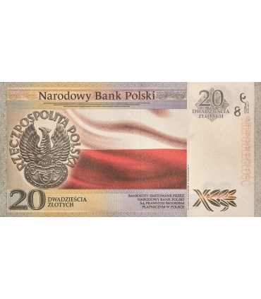 20 zł banknot 100 rocznica niepodległości, Piłsudski, niepodległość, 2018