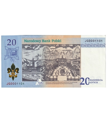 20 zł 300-lecie koronacji obrazu Matki Bożej #JG0001101