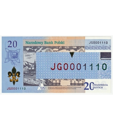 20 zł 300-lecie koronacji obrazu Matki Bożej #JG0001110