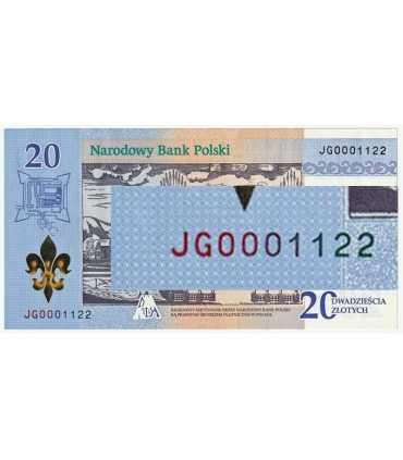 20 zł 300-lecie koronacji obrazu Matki Bożej #JG0001122