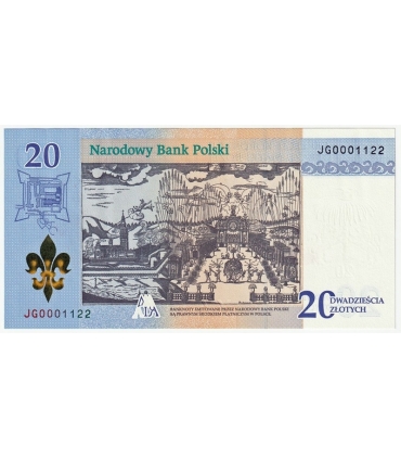 20 zł 300-lecie koronacji obrazu Matki Bożej #JG0001122