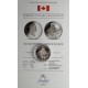 Kanada, 1 dolar 2003, 100-lecie wydobycia srebra w Kanadzie, srebro, certyfikat