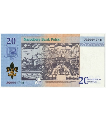 20 zł 300-lecie koronacji obrazu Matki Bożej #JG0001718