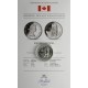 Kanada 1 dolar, 1958 100 rocznica założenie Kolumbii Brytyjskiej, srebro, certyfikat