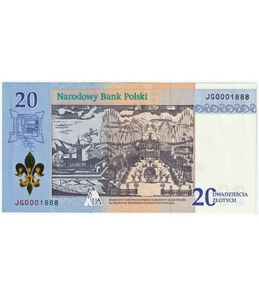 20 zł 300-lecie koronacji obrazu Matki Bożej #JG0001888, radar