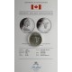 Kanada 1 dolar 1967 Gęś, stan 1-, srebro, certyfikat