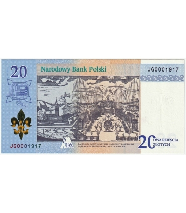 20 zł 300-lecie koronacji obrazu Matki Bożej #JG0001917