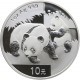 Chiny 10 YUANÓW 2008 Panda 1 uncja Ag 999, certyfikat