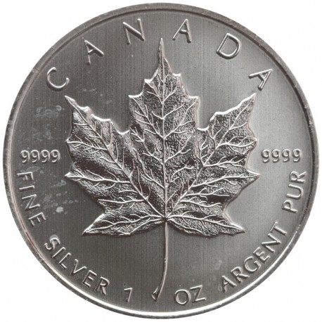 Kanada 5 dolarów Liść klonowy, 2009, Ag999, 1OZ